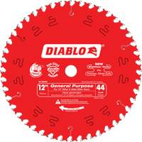 Lames de scie - Usage universel, 12", 44 dents, Pour Bois Toolneeds Inc.