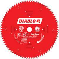 Lames de scie pour entrepreneur - Lames de scie finition fine, 12", 80 dents, Pour Bois Toolneeds Inc.
