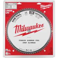 Endurance&reg; Circular Saw Blade, 14", 72 Teeth, Metal Use Toolneeds Inc.