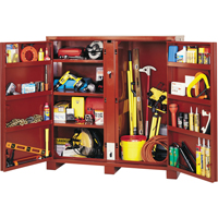 Armoire &agrave; tablettes Jobsite, Acier, 47,5 pi³, Rouge Toolneeds Inc.