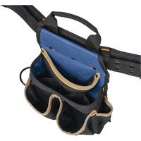 Combin&eacute;s de ceinture &agrave; outils &agrave; 20 pochettes, Polyester, Noir Toolneeds Inc.