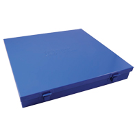 Slim Metal Box, 12" D x 11-1/2" W x 1-3/4" H, Blue Toolneeds Inc.