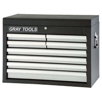 Top Chest - 8 Drawers, 26" W, 8 Drawers, Black Toolneeds Inc.