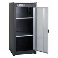 Side Rider Cabinet, 2 Drawers, 14-3/4" W x 18" D x 33-3/4" H, Black Toolneeds Inc.