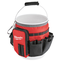 Bucket Organizer Bag, 10" L x 10" W x 13-1/2" H, Nylon, Red Toolneeds Inc.