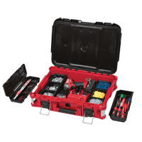 Packout Tool Box, 22" x 16" x 7", Black/Red Toolneeds Inc.