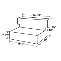 R&eacute;servoir de transfert pour carburant en acier, Acier, Capacit&eacute; 100 gal., Noir Toolneeds Inc.