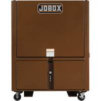 Field Office Jobsite Box, 33" W x 63" D x 80" H, Steel, Red Toolneeds Inc.