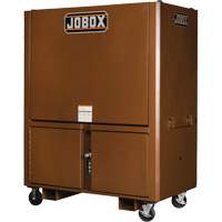 Field Office Jobsite Box, 33" W x 63" D x 80" H, Steel, Red Toolneeds Inc.