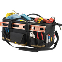 Sac &agrave; outils MEGAMOUTH, Polyester, 32 pochettes, Noir Toolneeds Inc.