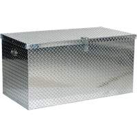 Aluminum Treadplate Portable Tool Box, 25-1/16" D x 49-1/4" W x 24" H, Silver Toolneeds Inc.