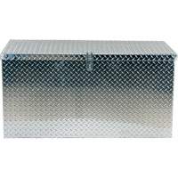 Aluminum Treadplate Portable Tool Box, 25-1/16" D x 49-1/4" W x 24" H, Silver Toolneeds Inc.