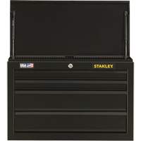 100 Series Tool Chest, 26" W, 4 Drawers, Black Toolneeds Inc.