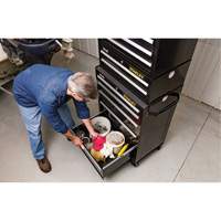 300 Series Middle Tool Chest, 26" W, 2 Drawers, Black Toolneeds Inc.