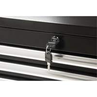 Industrial Tool Chest, 26" W, 4 Drawers, Black Toolneeds Inc.