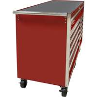 Chariot &agrave; outils industriel, 12 tiroirs, 56" la x 24-1/2" p x 38-1/8" h, Rouge Toolneeds Inc.