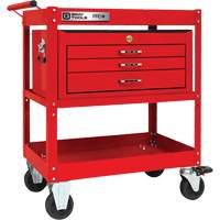 PRO+ Series Heavy-Duty Utility Cart with Intermediate Chest, 2 Tiers, 30-1/5" x 38-1/3" x 19-1/2" Toolneeds Inc.