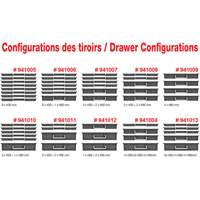 Mobile Tool Chest With Drawers, 8 Drawers, 22-4/5" W x 15" D x 18" H, Black Toolneeds Inc.