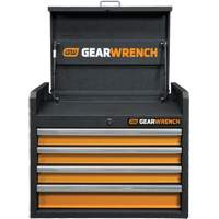 GSX Series Tool Chest, 26" W, 4 Drawers, Black/Orange Toolneeds Inc.
