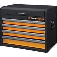 GSX Series Tool Chest, 26" W, 4 Drawers, Black/Orange Toolneeds Inc.