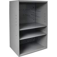 Abrasive Storage Cabinet with Pegboard, Steel, 19-7/8" x 14-1/4" x 32-3/4", Grey Toolneeds Inc.