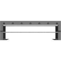 Support de bobine de fil pour bacs & tiroirs, 2 Tiges, 33-3/4" la x 9-5/16" p x 10-5/8" h Toolneeds Inc.