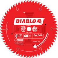 Lames de scie pour entrepreneur - Lames de scie finition fine, 8-1/2", 60 dents, Pour Bois Toolneeds Inc.