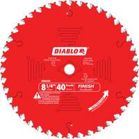 Lames de scie pour entrepreneur - Lames de scie finition, 8-1/4", 40 dents, Pour Bois Toolneeds Inc.