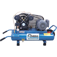 Compresseurs d'air s&eacute;rie entrepreneur, &eacute;lectrique, 6,6 gal. (8 gal. US), 125 PSI, 115/1 V Toolneeds Inc.