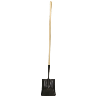Square-Point Shovel, Wood, Tempered Steel Blade, Straight Handle, 49-1/2" Long Toolneeds Inc.