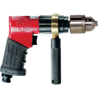 Perceuse r&eacute;versible, 15 pi³/min, 1/4" NPTF, 3/8" mandrin Toolneeds Inc.
