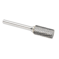 Solid Carbide Burrs - Cylinder Shape with No End Cut, SA-5, 1/2" Dia., 1/4" Shank Toolneeds Inc.