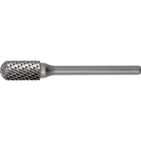 Solid Carbide Burrs - Cylinder Shape with Ball Nose, SC-42, 1/8" Dia., 9/16" Depth of Cut Toolneeds Inc.