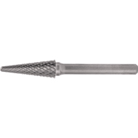 Solid Carbide Burrs - Taper Shape Radius End 14° Toolneeds Inc.