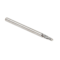 Solid Carbide Burrs - Taper Shape Radius End 14°, 1/8" Shank Toolneeds Inc.