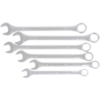 Fully Polished Long Pattern Combination Wrench Set, Combination, 6 Pieces, Imperial Toolneeds Inc.