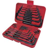 JHK-25SM Hex Key Set, 25 Pcs., Metric & Imperial Toolneeds Inc.