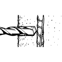 Coupe-barres d'armature rotatifs, 3/8", Tige SDS-Plus, Carbure Toolneeds Inc.