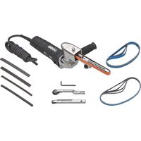 Electric Dynafile&reg; II  Abrasive Belt Machines, 1/8" - 3/4" Toolneeds Inc.