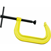 Serre-joint en C de s&eacute;curit&eacute; haute visibilit&eacute;, Capacit&eacute; de 2-1/8" (54 mm), Profondeur de gorge de 2-1/4" (57 mm) Toolneeds Inc.