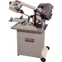 Dual Swivel Metal Cutting Band Saws, Horizontal, Round 5" and 5" x 6" Rectangular Cutting Capacity Toolneeds Inc.