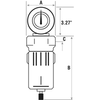 Compressed Air Filters, Modular, 3/4" NPT, Automatic Drain Toolneeds Inc.