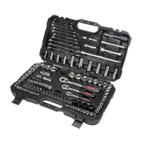 Jeux de douilles et cl&eacute;s SAE/m&eacute;triques 1/4", 3/8" et 1/2", 120 Mcx, Profond Toolneeds Inc.