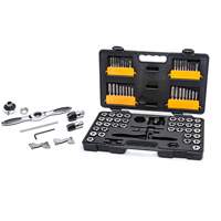 Jeu de tarauds et fili&egrave;res SAE/m&eacute;triques &agrave; rochet, 77 Morceaux Toolneeds Inc.
