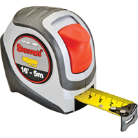 High Visibility Orange Tape Measure, 1" x 16'/5 m, 1/16" Graduations Toolneeds Inc.