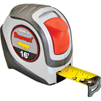 Exact Plus Pocket Tape, 1" x 16', 1/16" Graduations Toolneeds Inc.