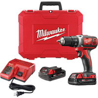 M18 Compact Drill/Driver Kit, Lithium-Ion, 18 V, 1/2" Chuck, 500 in-lbs Torque Toolneeds Inc.