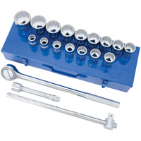 SW7521 12-Point SAE Socket & Socket Wrench Set, 21 Pcs, 3/4" Drive Size Toolneeds Inc.