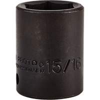 Socket, Impact, 15/16", 1/2" Drive, 6 Points Toolneeds Inc.