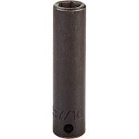 Socket, Impact, 7/16", 3/8" Drive, 6 Points, Deep Toolneeds Inc.